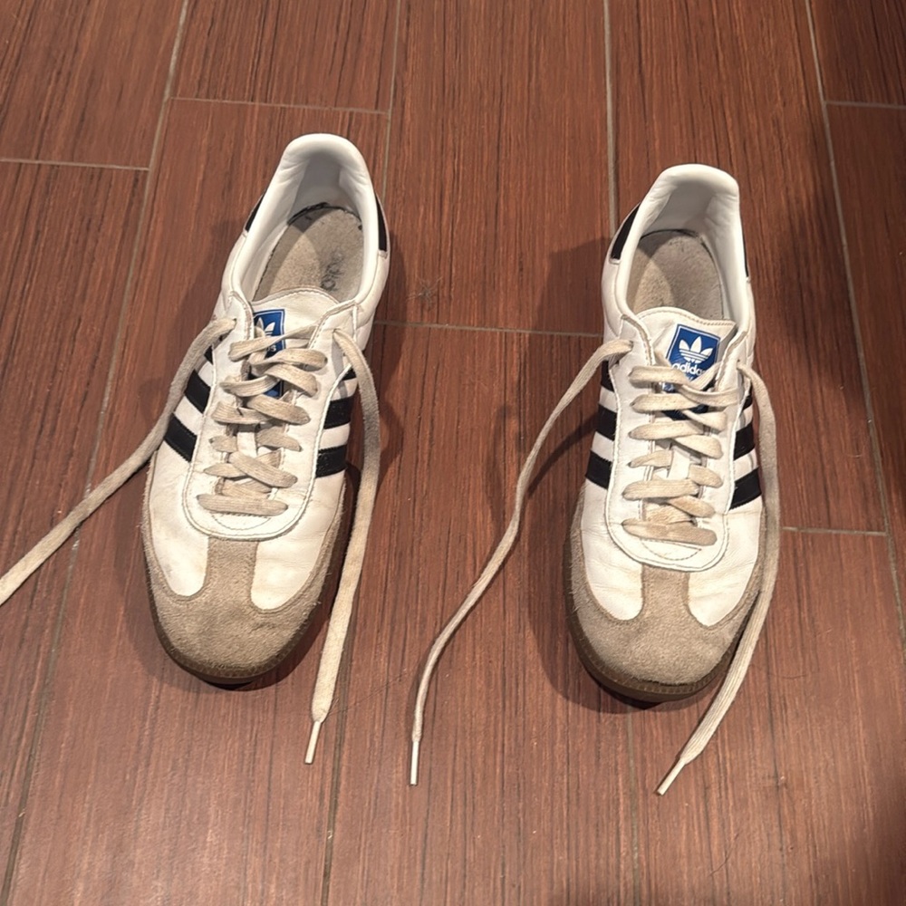Adidas Mens Samba White Casual Shoes Sneakers Size 11